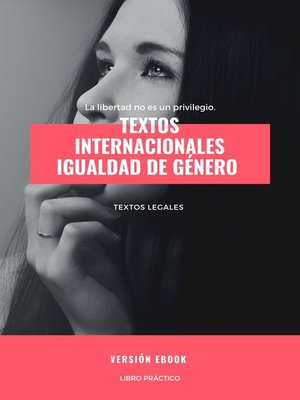 cover image of TEXTOS INTERNACIONALES  IGUALDAD DE GÉNERO